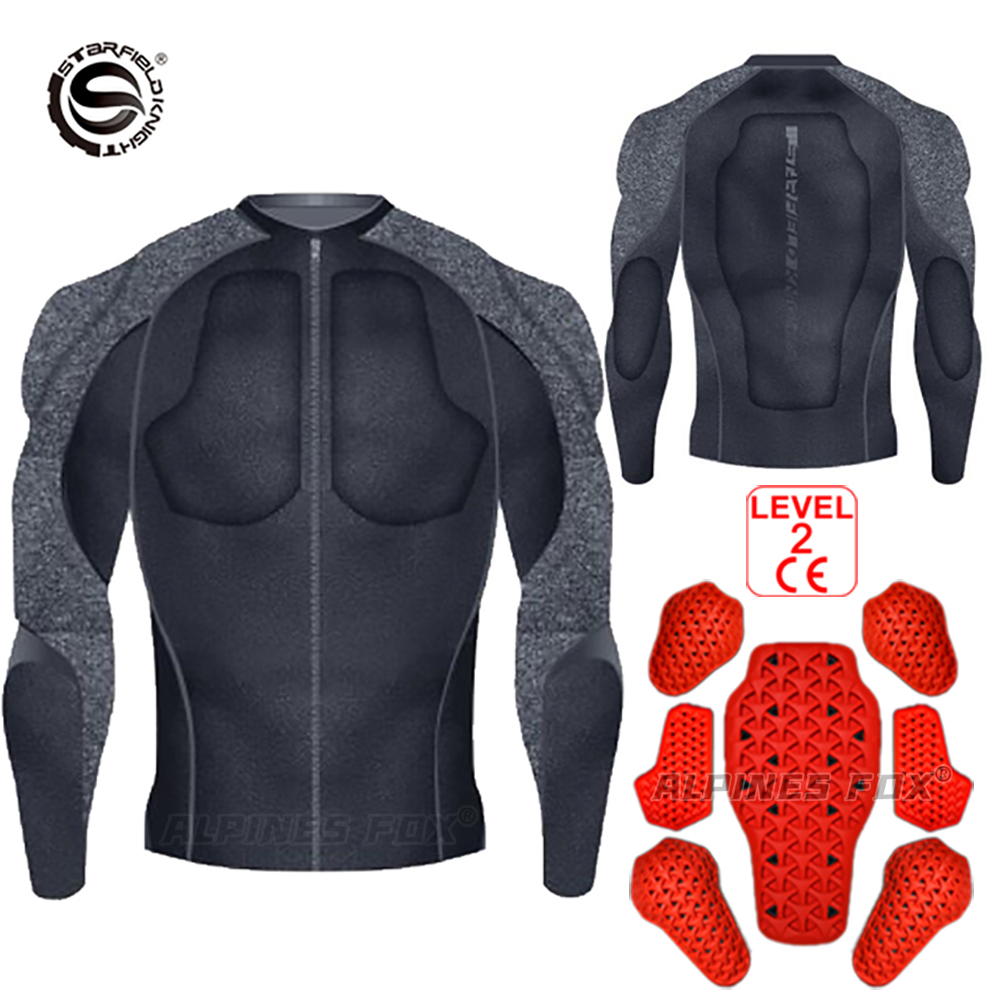 Motorcycle Gear Alpine - Veste d'été pour hommes avec armure