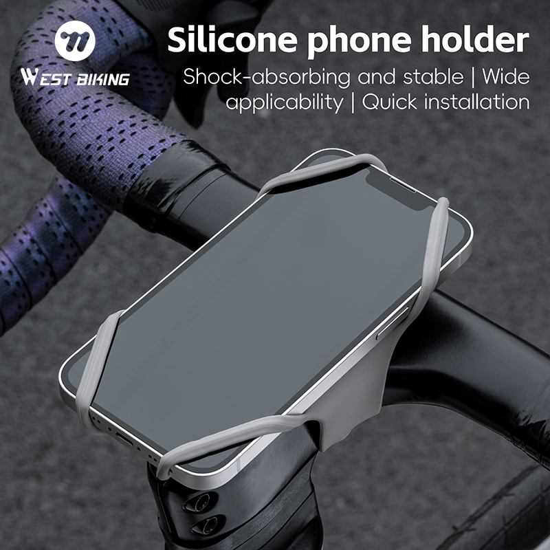 Phone Mount Handlebar - Support de téléphone universel en silicone