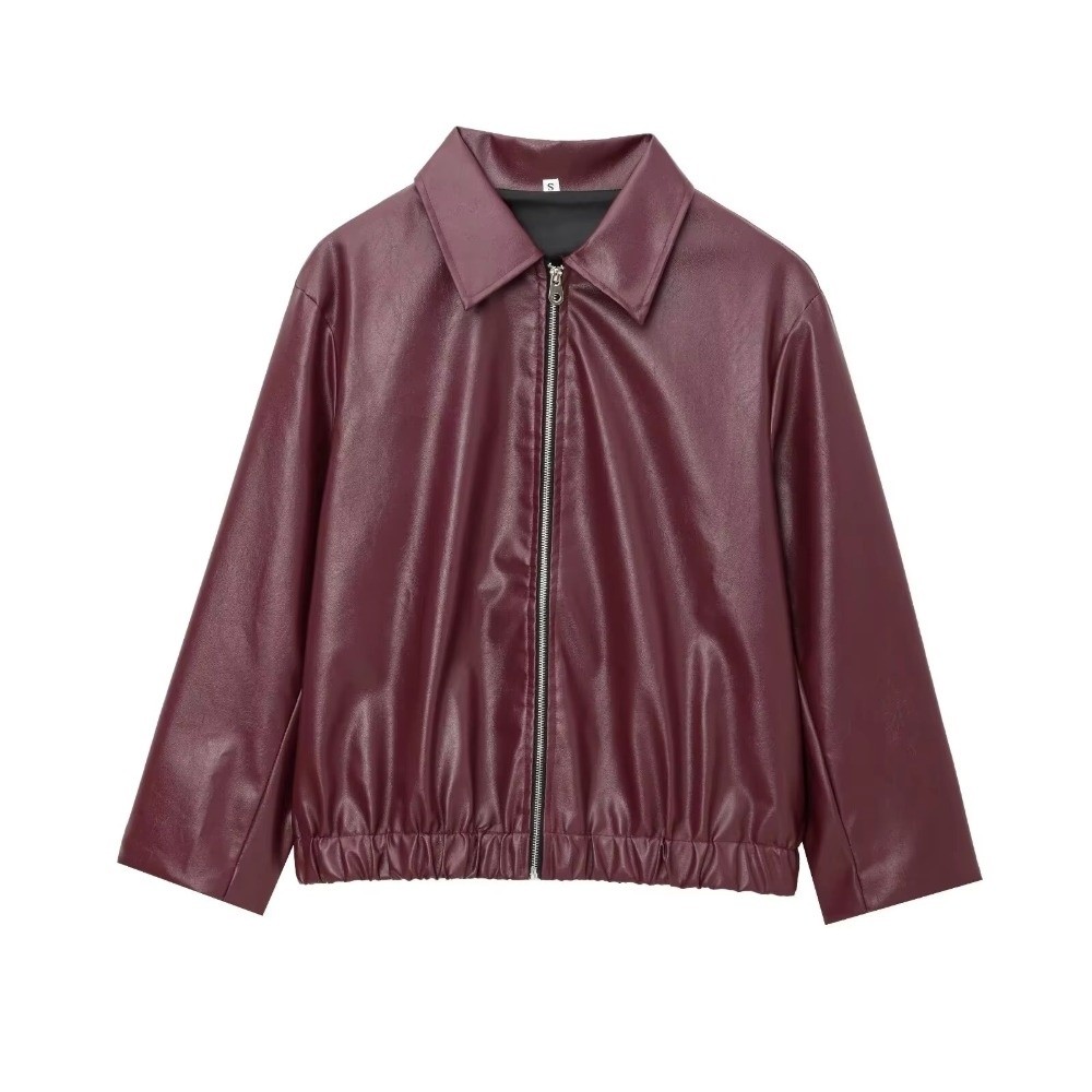 Motorcycle Gear Outfit - Blouson Moto Vintage en Cuir PU