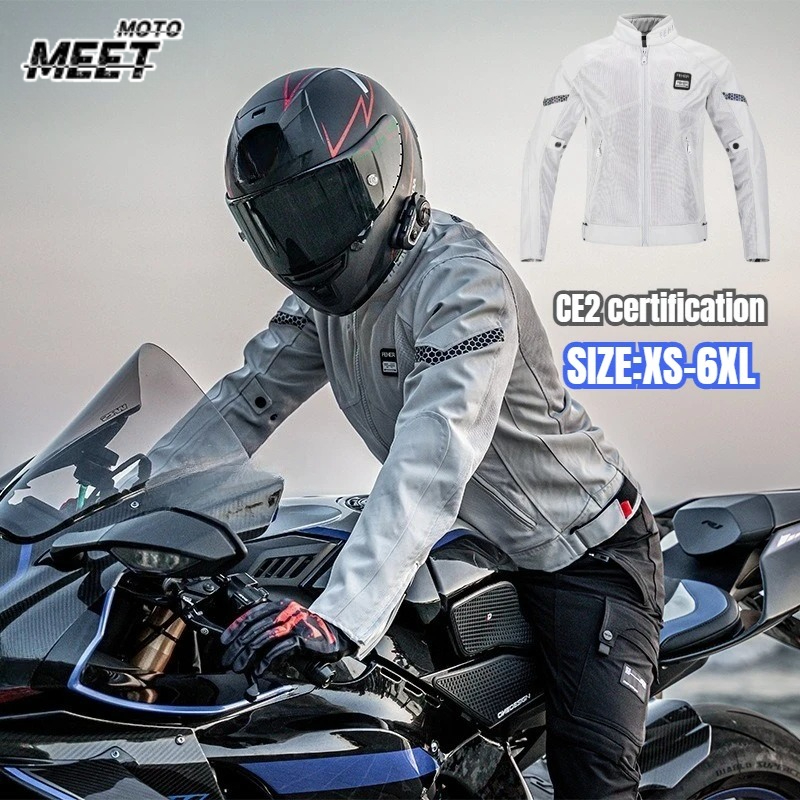 Blouson de moto d'été en maill - Motorcycle Gear Outfit avis et prix