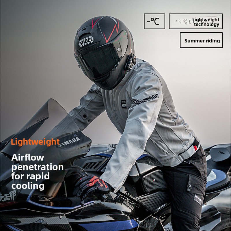 Blouson de moto d'été en maill - Motorcycle Gear Outfit avis et prix