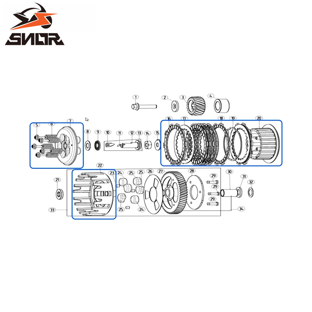 SNOR Ensemble de moyeu d'embra - Motorcycle Gear Sleeve avis et prix
